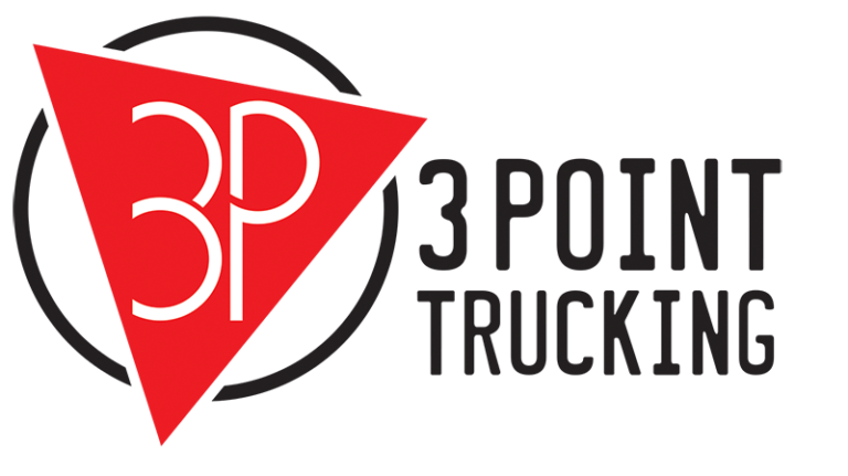 Logo for 3 Point Trucking created by PinchPoke Media, LLC