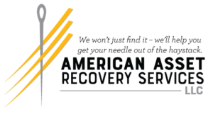 Logo created for American Asset Recovery Services created by PinchPoke Media, LLC. Business was never started so logo is unused.